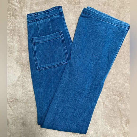 Pilcro Anthropologie High Rise trouser Boot Cut Jeans Blue Denim - size 0 - Picture 8 of 15
